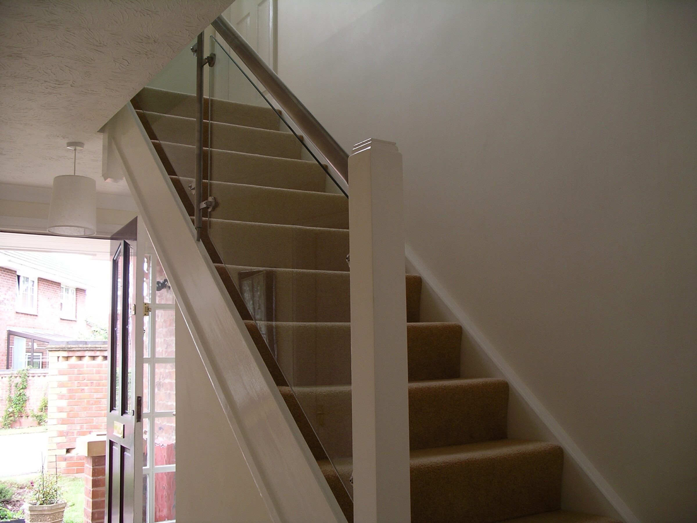 Architectural Metal Glass Staircase Balustrade